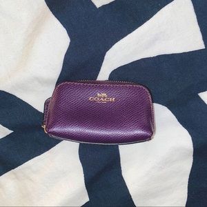 MOVING SALE! Coach Deep Purple Change Purse